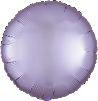 Satin Luxe Pastel Lilac Circle 18"