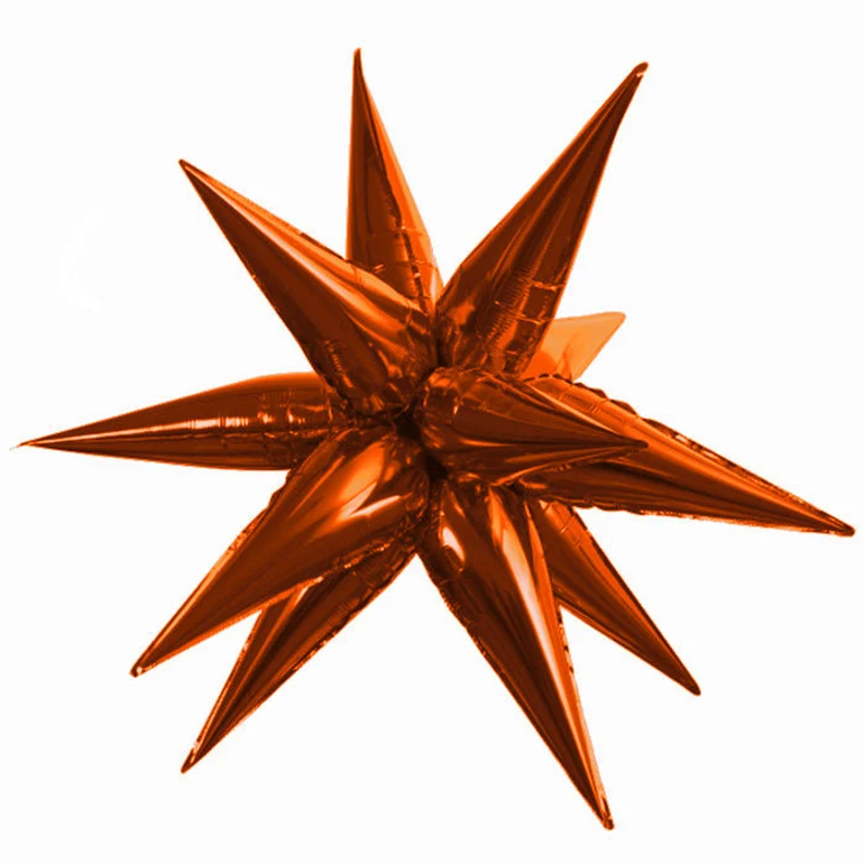 Pkg 26" Starburst Orange