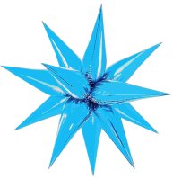 Pkg 40" Starburst Tiffany Blue