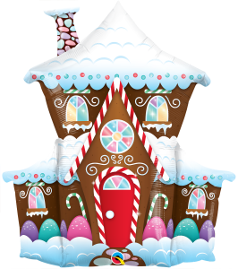 Pkg. Decorated Gingerbread House 37"