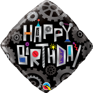 Pkg. Birthday Robot Clogwheels 18"