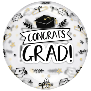 Pkg. Clearz Congrats Grad 18"