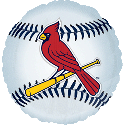 Pkg St. Louis Cardinals Baseball 18" - Click Image to Close