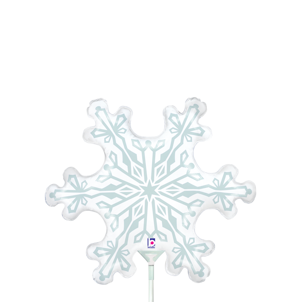 14" Air Filled Snowflake 5ct