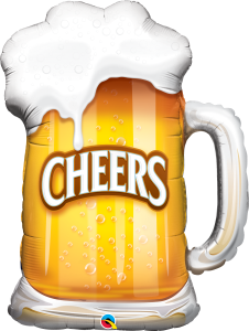 Pkg. Cheers Beer Mug 35"