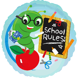 18" School Rules! - Click Image to Close