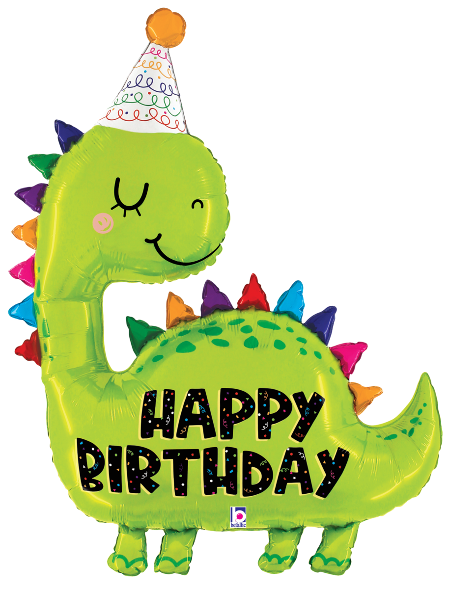 Pkg Dino Birthday 38"