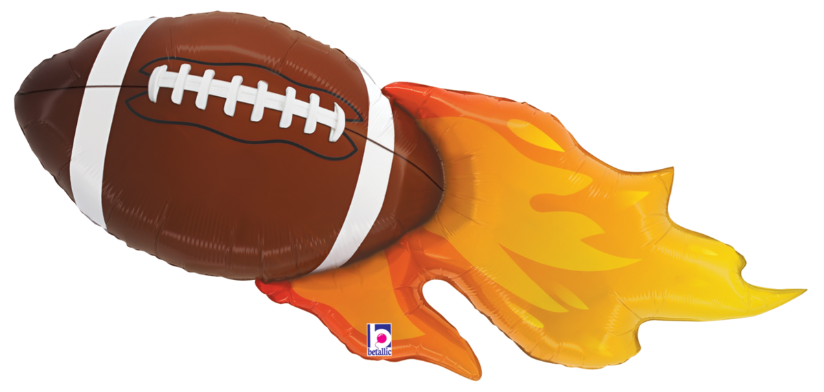 Pkg Football Flames 40"