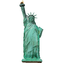 14" Stature of Liberty 5ct