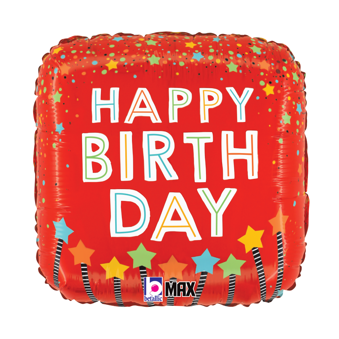 Pkg Birthday Candles Confetti 18"