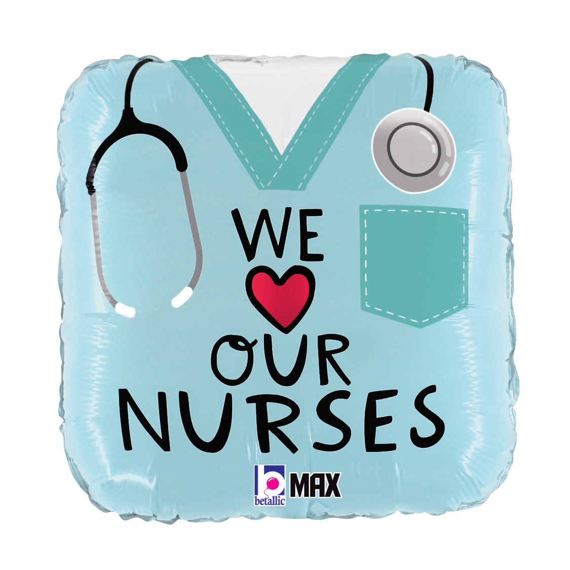Pkg We Love Our Nurses 18"