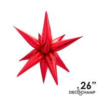 Pkg 26" Starburst Red