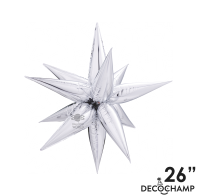 Pkg 26" Starburst Silver