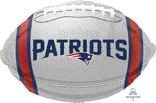 18" New England Patriots Footballs-100ct