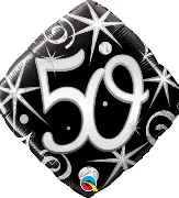 Pkg 50 Elegant Sparkle & Swirls 18"