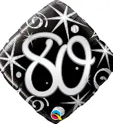 Pkg 80 Elegant Sparkles & Swirls 18"