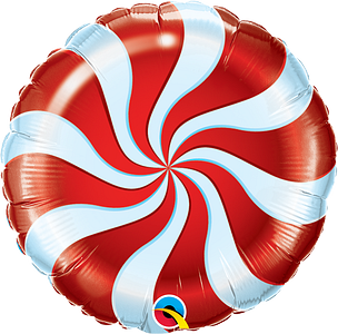 18" Candy Swirl Red