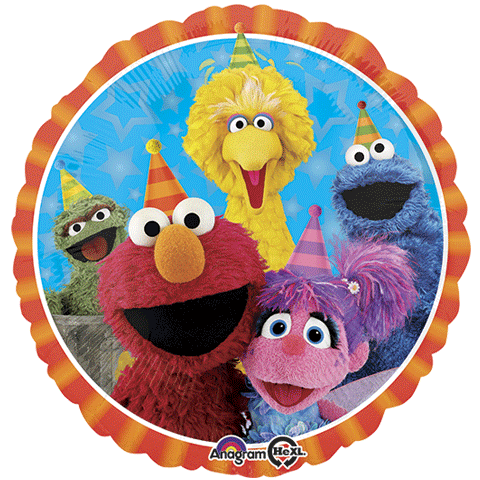 Pkg Sesame Street Fun 18" - Click Image to Close