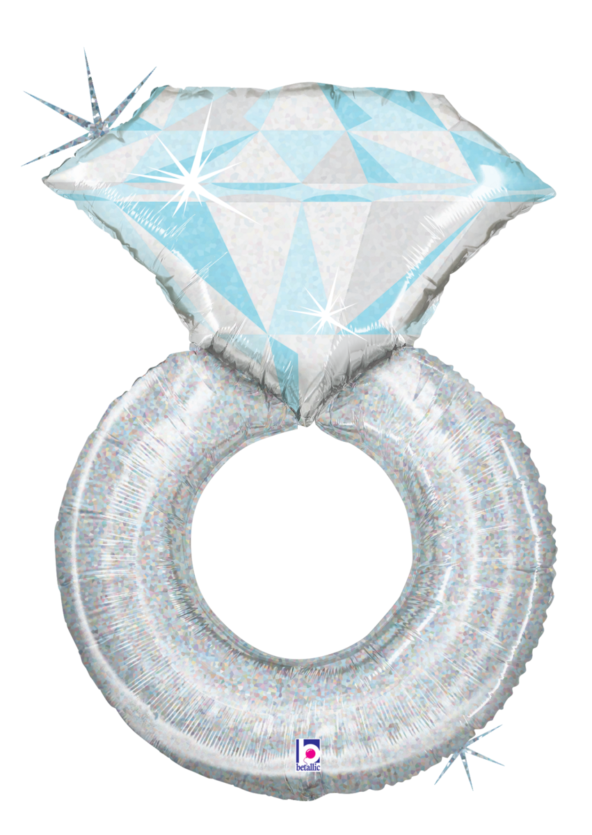 Pkg. Platinum Wedding Ring 38"