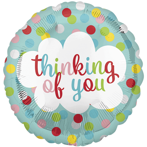 Pkg Thinking Of You Dots 18"