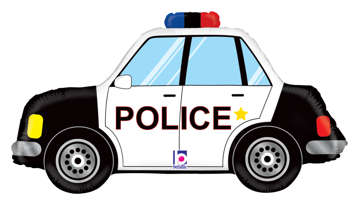 Pkg Police Car 34"