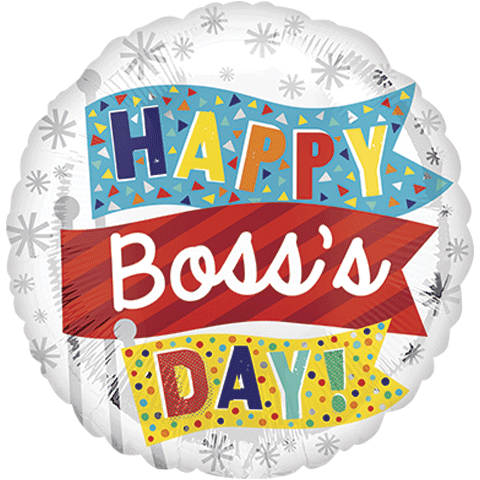 18" Boss's Day Flags