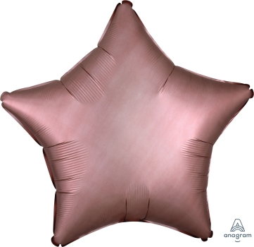 Satin Luxe Rose Copper Star 19"