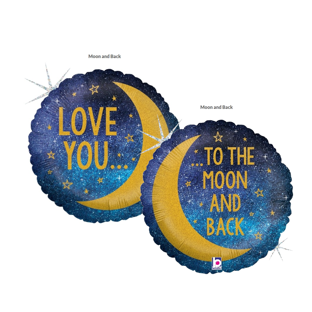 Pkg Love Moon and Back.. 18"
