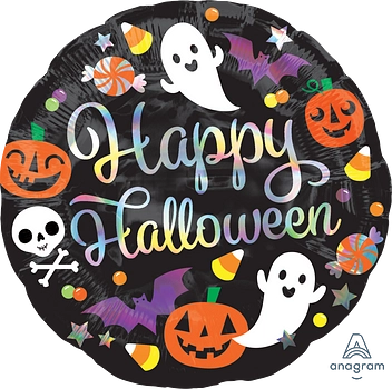 18" iridescent Halloween