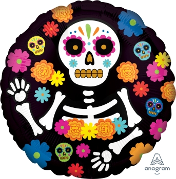 18" Day of the Dead Skeleton