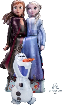 Pkg Frozen II Elsa, Anna & Olaf 27x58in.