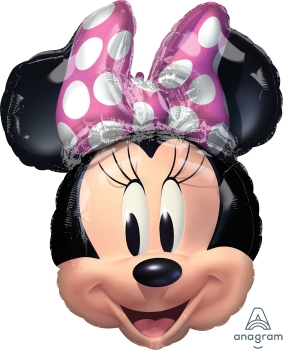 Pkg Minnie Mouse Head 26"