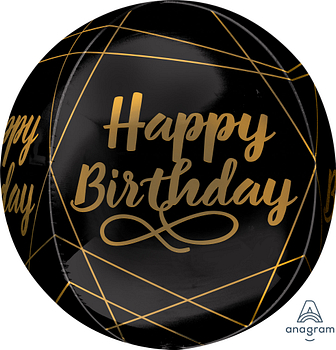Pkg Orbz Elegant Birthday 15"