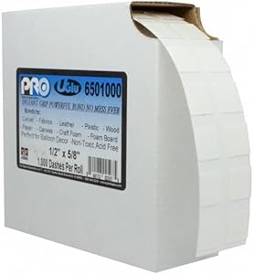 UGlu Adhesive Dashes on a roll 1000ct