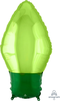 Green Christmas Light Bulb 22"