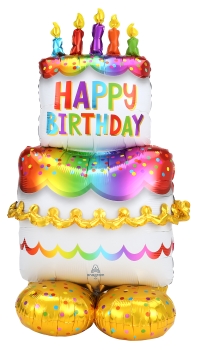 Pkg. AirLoonz Birthday Cake 53"