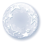 Stylish Stars Bubble 24" - Click Image to Close