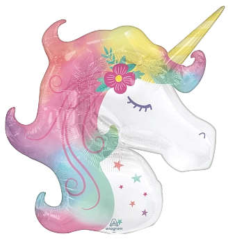 Pkg Enchanted Unicorn 33"