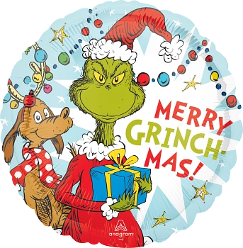 Pkg Grinch Christmas 18"