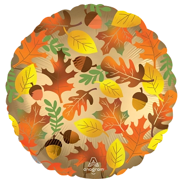 18" Satin Fall Leaves