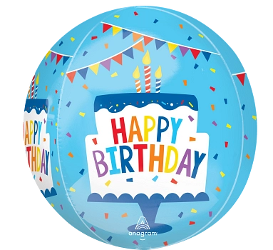 Pkg Orbz BD Tiered Cake 15"