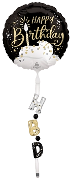 Pkg AirWalker Gold, Sr & Blk BD
