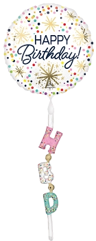 Pkg Confetti Sparkle BD 69"