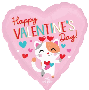 18" Purr-Fect Valentine Kitty