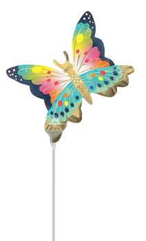 14" Vibrant Flutters Butterfly 5ct