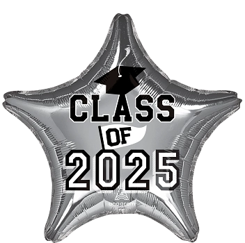 18" Class of 2025- Silver