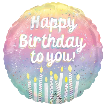 Pkg Pearlized Birthday 18"