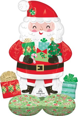 Pkg AirLoonz JR Jolly Old Santa 37"