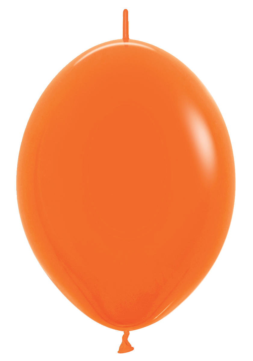 6" Link-O-Loon Fashion Orange