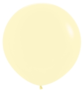24" Pastel Matte Yellow